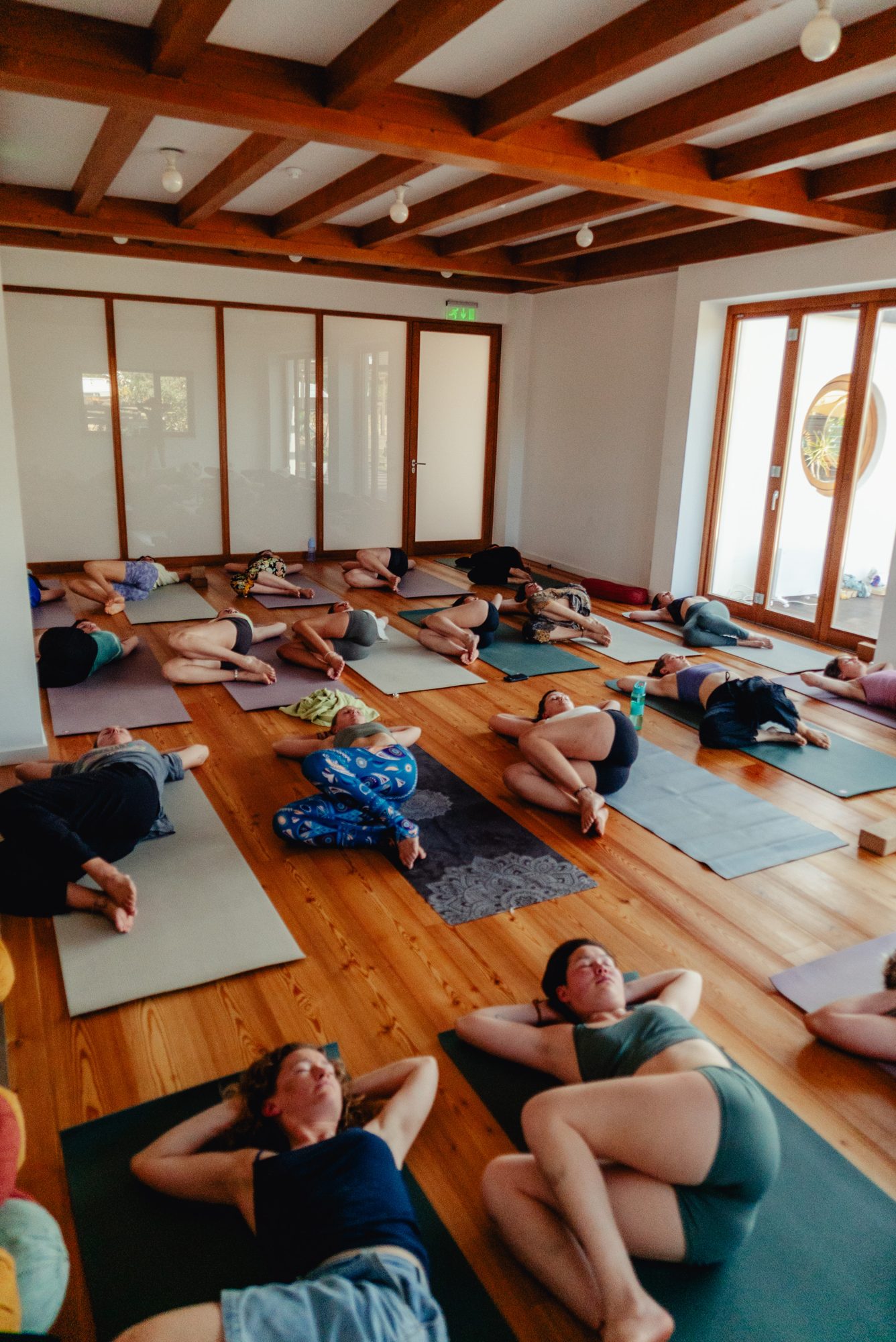 Yin yoga em Sagres